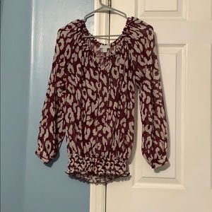 Cheetah blouse